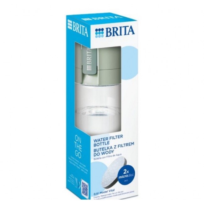 Brita Vital Filtering bottle 0.6 l Pastel green