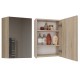 Topeshop POLA 1DL SONOMA bathroom storage cabinet Oak, Wood
