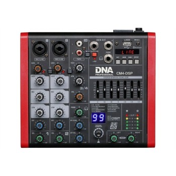 DNA CM4-DSP - USB audio mixer with MP3 player