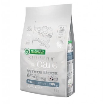 NATURE'S PROTECTION Superior care White Fish Small and mini - dry dog food - 4kg