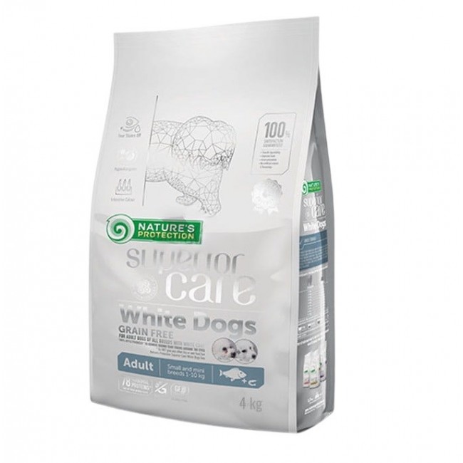 NATURE'S PROTECTION Superior care White Fish Small and mini - dry dog food - 4kg