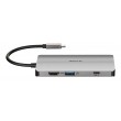 D-Link DUB-M810 - 8-in-1 USB-C Hub with HDMI/Ethernet/Card Reader/Power Delivery