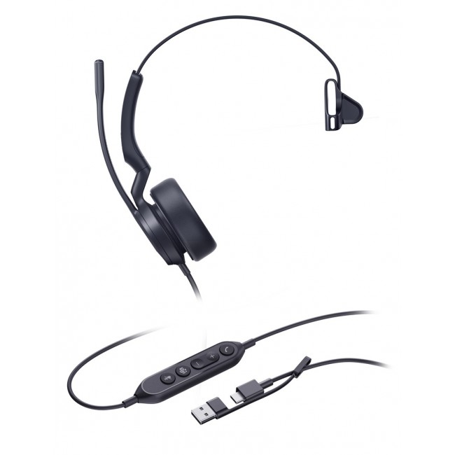 Yealink UH44 Mono Teams USB-C/A Headset Yealink UH44 Mono Teams USB-C/A Headset