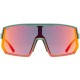 Uvex sportstyle 235 Multi-sport glasses Unisex Semi rimless Green, Red