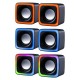DEFENDER SOLAR 7 2.0 6W LED USB SPEAKERS 65117