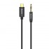 USB-C to 3.5mm mini jack audio cable Baseus Yiven 1.2m (black)