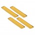 Set of 4 Concerto Ocra Rectangular Trays - Yellow, 32 x 8 cm