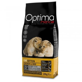 OPTIMANOVA Kitten Mono Chicken and Rice - dry cat food - 2kg