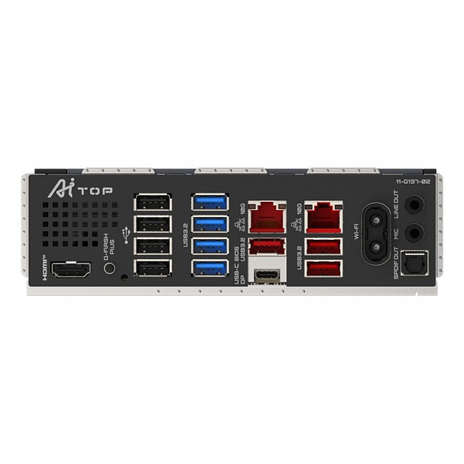 GIGABYTE B850 AI TOP Motherboard - AMD Ryzen 9000 Series CPUs, 16+2+2 Phases Digital VRM, up to 8600MHz DDR5 (OC), 2xPCIe 5.0 + 1xPCIe 4.0 M.2, 10 LAN, WIFI 7, USB 3.2 Gen 2x2