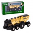 BRIO Goldene Batterielok mit Licht und Sound