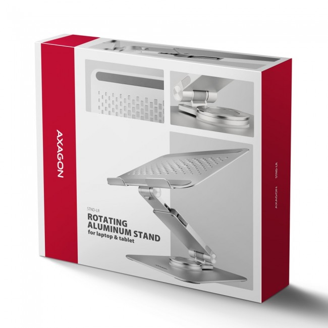Axagon STND-LR stand with 360 rotation for laptops and tablets Axagon STND-LR stand with 360 rotation for laptops and tablets