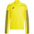 Sweatshirt for kids adidas Tiro 23 League Training Top yellow-black IC7880 152cm