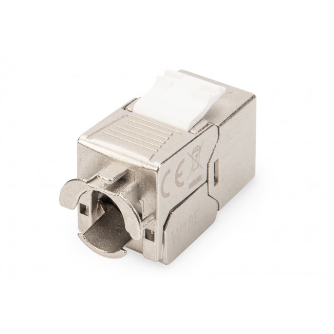 Digitus CAT 6A Keystone module, shielded, tool-free mounting connection Digitus CAT 6A Keystone module, shielded, tool-free mounting connection