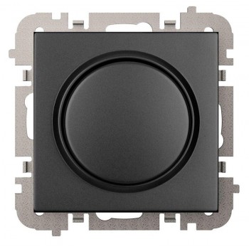 VESTRA ROTARY LED DIMMER FRAMELESS FLUSH-MOUNTED BLACK