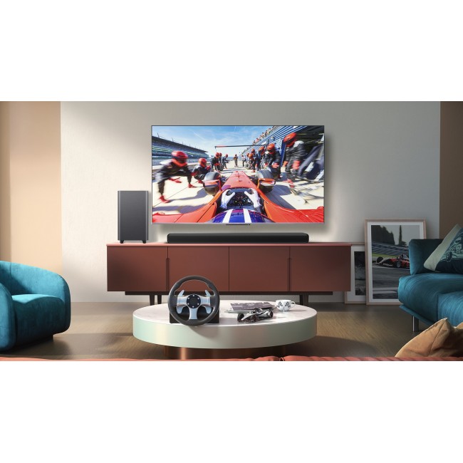 TCL S S55H Class 2.1 Channel Sound Bar with Dolby Atmos, Wireless Subwoofwer, and Bluetooth Music Streaming TCL S S55H Class 2.1 Channel Sound Bar with Dolby Atmos, Wireless Subwoofwer, and Bluetooth Music Streaming