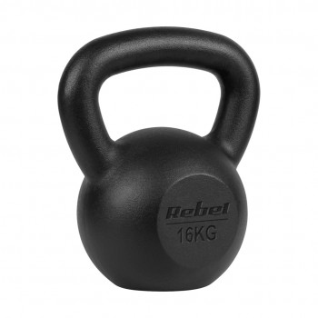 Cast iron kettlebell 16kg, REBEL ACTIVE