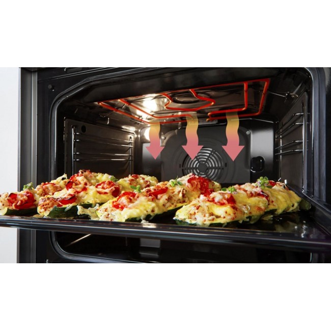 Gorenje GECS6B70CLI Freestanding cooker Ceramic hob Beige