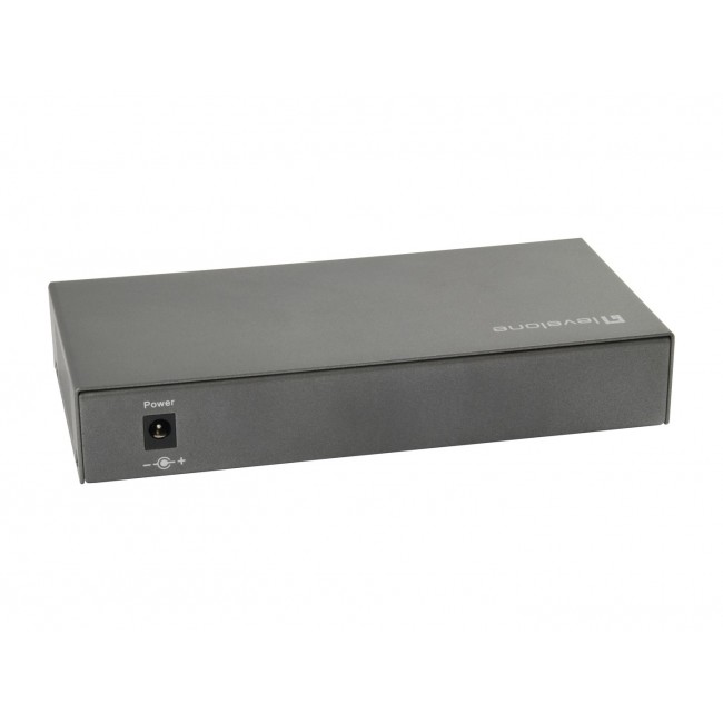 LevelOne 8-Port Gigabit PoE Switch, 802.3at/af PoE, 120W