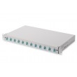 Digitus Fiber optic splice box, 1U, equipped, 12x LC DX, OM3 Digitus Fiber optic splice box, 1U, equipped, 12x LC DX, OM3
