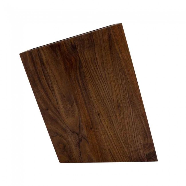 Continenta knife block, flexible insert, slanted, walnut Continenta knife block, flexible insert, slanted, walnut