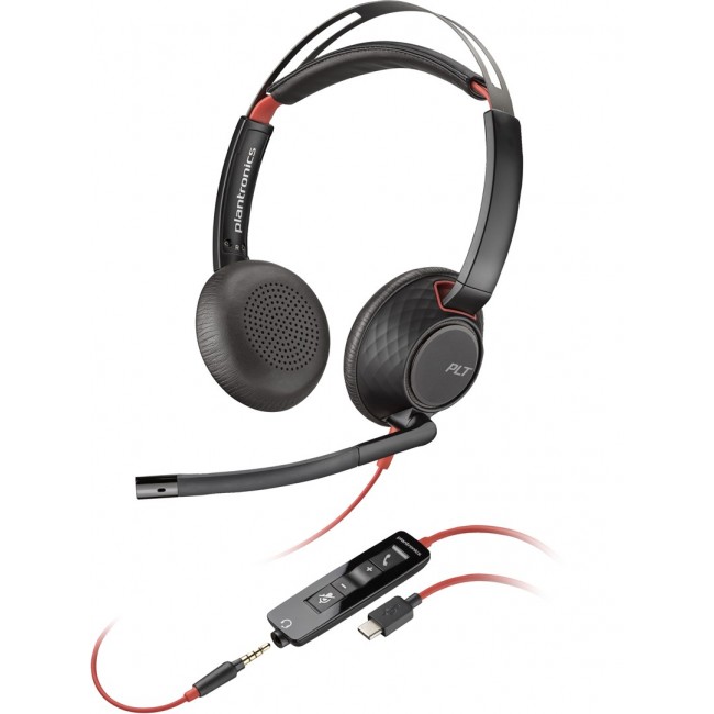 Poly Blackwire 5220 USB-C zertifiziert f r Skype/MS Teams
