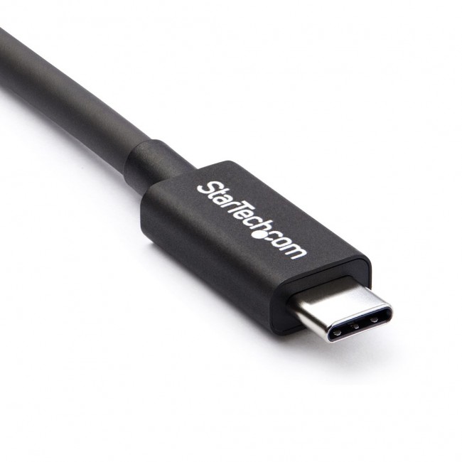 StarTech.com 2m (6.6ft) Thunderbolt 3 Cable, 20Gbps, 100W PD, 4K, Thunderbolt Certified, Compatible with Thunderbolt 4/USB 3.2/DisplayPort StarTech.com 2m (6.6ft) Thunderbolt 3 Cable, 20Gbps, 100W PD, 4K, Thunderbolt Certified, Compatible with Thunderbolt 4/USB 3.2/DisplayPort