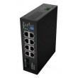 Lanberg ILGE-8P-2S-120 network switch Unmanaged Fast Ethernet (10/100) Power over Ethernet (PoE) 1U Black