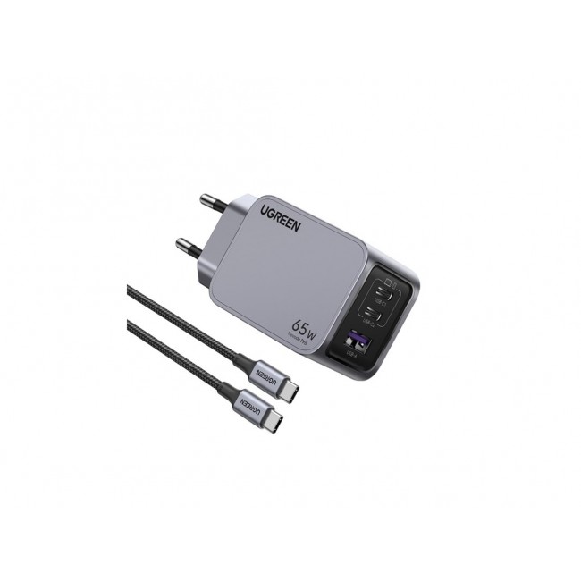 Ugreen 25871 mobile device charger Universal Grey AC Fast charging Indoor