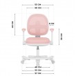 Junior 3.6 Pink swivel chair