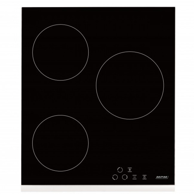 Vitroceramic hob MPM-45-VCB-21, black, 45cm