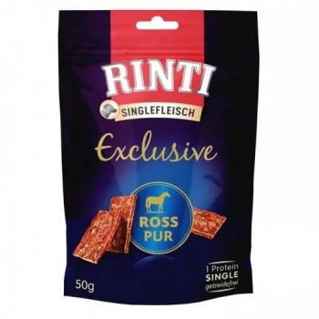 RINTI Singlefleisch Exclusive Horse - dog treat - 50g