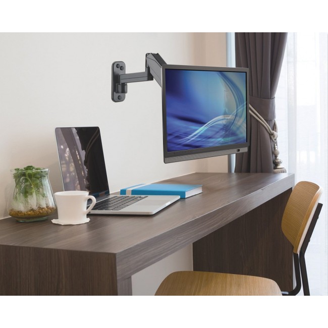 Manhattan TV & Monitor Mount, Wall, Spring Arm, 1 screen, Screen Sizes: 17-32