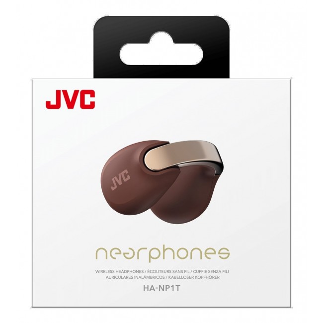 JVC HA-NP1TTU - open-back TWS earcuff headphones, burgundy JVC HA-NP1TTU - open-back TWS earcuff headphones, burgundy