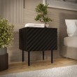 Cama LUCCA bedside cabinet, 2 pcs, 47x40x52, black Cama LUCCA bedside cabinet, 2 pcs, 47x40x52, black