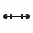 REBEL ACTIVE Adjustable bituminous dumbbell with connector 1x20kg