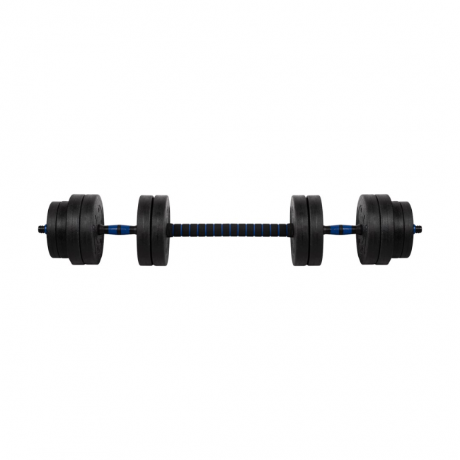 REBEL ACTIVE Adjustable bituminous dumbbell with connector 1x20kg REBEL ACTIVE Adjustable bituminous dumbbell with connector 1x20kg