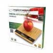 Esperanza EKS005 Electronic kitchen scale Bambus Tabletop Rectangle Esperanza EKS005 Electronic kitchen scale Bambus Tabletop Rectangle