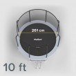 REBEL ACTIVE TRAMPOLINE PRO 10FT/305CM