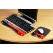Kensington Duo Gel Mouse Pad Wrist Rest Red