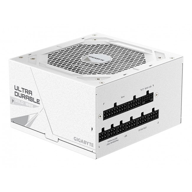 GIGABYTE UD1000GM PG5 V2 ICE Power Supply Unit- PCIe Gen 5.1, 80 PLUS Gold, Fully Modular Design, 120mm Fan, ATX 3.1 compatible, EU Plug