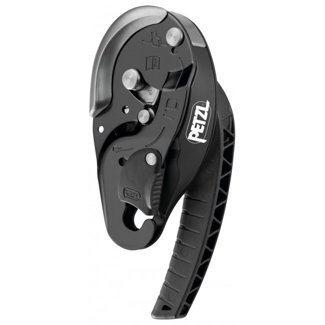 Black descent device PETZL