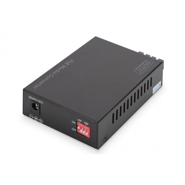 Digitus Gigabit PoE media converter, RJ45 / SC, MM, PSE