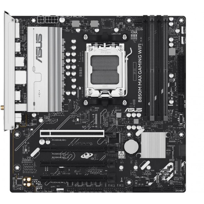 ASUS B850M MAX GAMING WIFI AMD B850 Socket AM5 micro ATX