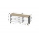 Cama sideboard LOTTA 150 2D3S white + sonoma oak Cama sideboard LOTTA 150 2D3S white + sonoma oak