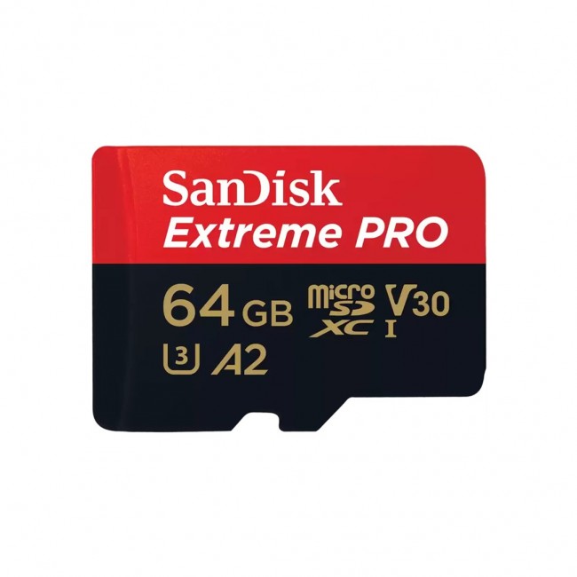 SanDisk Extreme PRO 64 GB MicroSDXC UHS-I Class 10 SanDisk Extreme PRO 64 GB MicroSDXC UHS-I Class 10