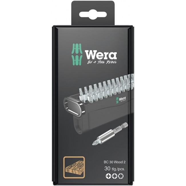 Wera 2 SB screwdriver bit 30 pc(s) Wera 2 SB screwdriver bit 30 pc(s)