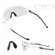 Photochromic cycling glasses with UV protection and corrective insert, Rockbros, white Photochromic cycling glasses with UV protection and corrective insert, Rockbros, white