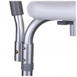 Shower chair with backrest and armrests