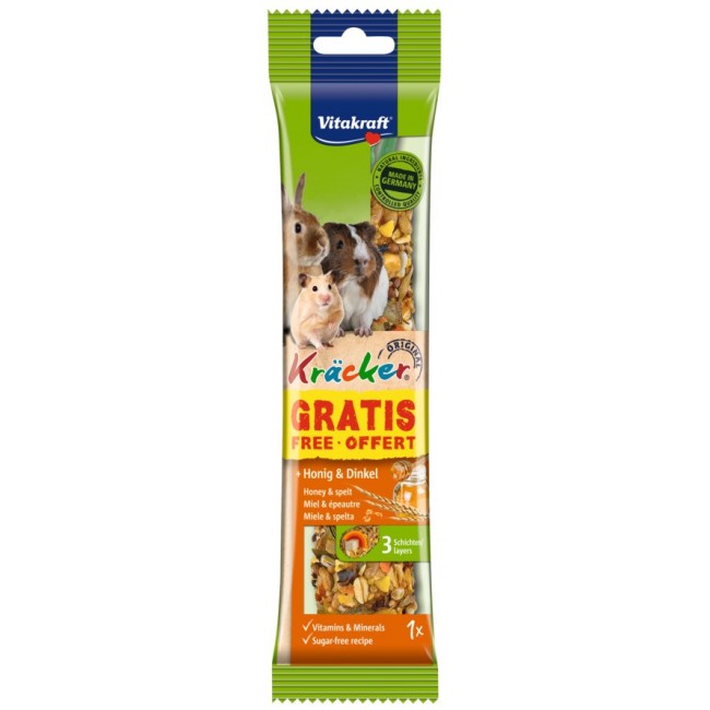 VITAPOL Kr cker Spelled & Honey - treat for rodents and rabbits - 90g