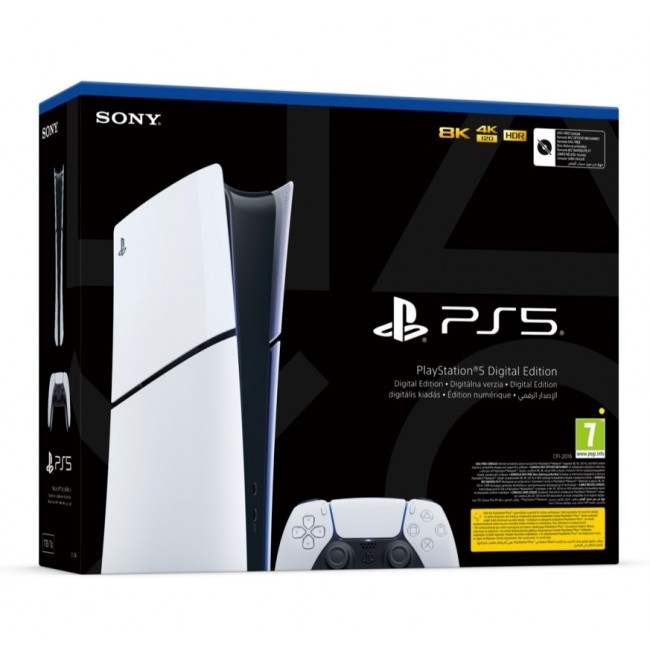 Sony PlayStation 5 Digital Slim e-chassis 825 GB Black, White
